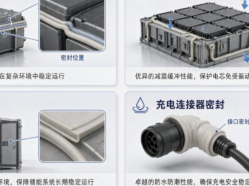 新能源电池液态硅胶应用合集