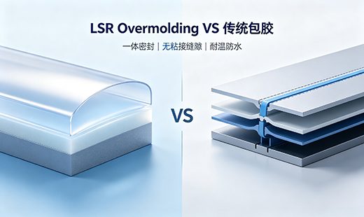 LSR Overmolding与传统包胶工艺区别｜医疗级LSR精密包胶解决方案