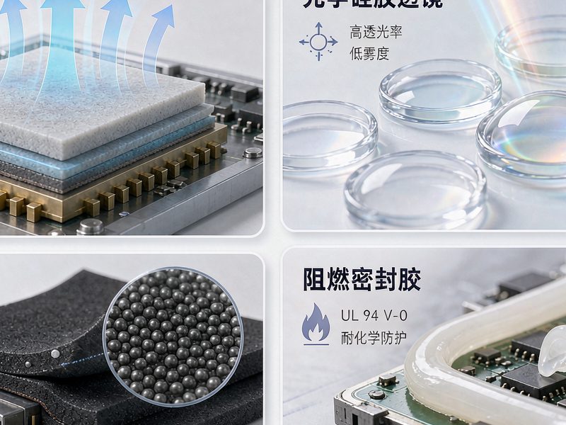 功能改性LSR产品合集:导电/光学/导热/阻燃