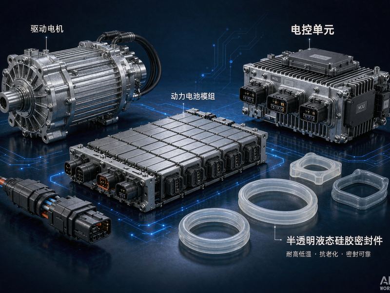 新能源汽车三电系统液态硅胶密封件应用合集
